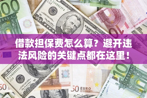 济南借款担保费怎么算？避开违法风险的关键点都在这里！