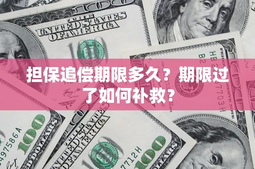济南担保追偿期限多久？期限过了如何补救？
