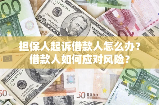 济南担保人起诉借款人怎么办？借款人如何应对风险？